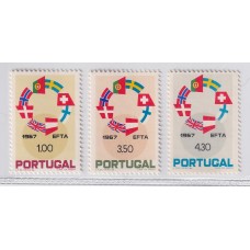 PORTUGAL 1967 SERIE COMPLETA DE ESTAMPILLAS NUEVAS MINT